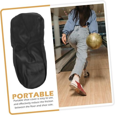 Waterproof Non-Slip Bowling Shoe Covers 2Pcs Outdoor Sneaker Protectors Sturdy and Dustproof Sports Shoe Protectors for Men and Women in Saudi Arabia