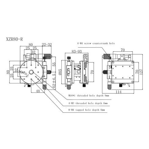 Manual fine-Tuning XZRG8-R translational Lifting Optical Measuring Instrument in Saudi Arabia