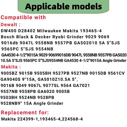 5/8 "-11 استبدال صامولة الزاوية الخارجية الداخلية لـ Dewalt Ryobi Makita Black & Decker 224399-1 193465-4 224568-4 طقم صامولة قفل معدني in Kuwait