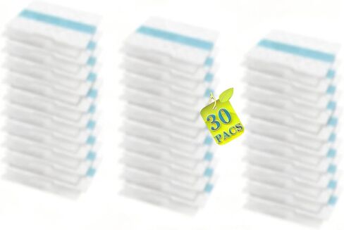 30-Pack VACMOP Hard Floor Vacuum Mop Replacement Pads Compatible with VACMOP Pro VM252/VM251/VM250/VM200/VC205/QM250/VM190/VM200P12/VMP30 Vacuum Cleaners Replacement Accessories in Kuwait