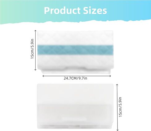 30-Pack VACMOP Hard Floor Vacuum Mop Replacement Pads Compatible with VACMOP Pro VM252/VM251/VM250/VM200/VC205/QM250/VM190/VM200P12/VMP30 Vacuum Cleaners Replacement Accessories in Kuwait