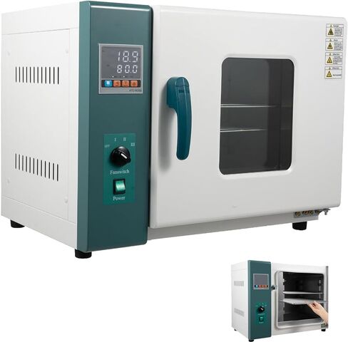 110V 1000W Industrial Drying Oven - Digital Forced Air Convection, Electric Heating, 12 Gal Capacity for Lab Baking, Wax Melting & Heat Treatment - High Efficiency Dryer in Kuwait