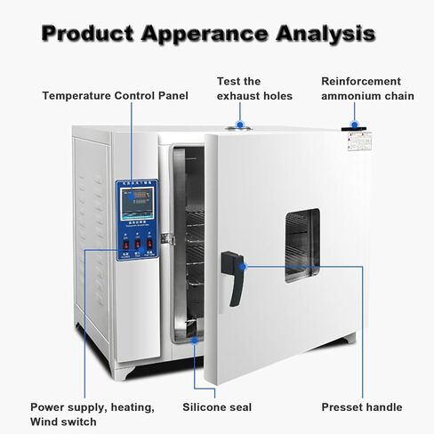 Industrial Lab Forced Air Convection Drying Oven | Adjustable Fan Speed | Constant Temperature Control | High-Performance Laboratory Drying Equipment in Kuwait