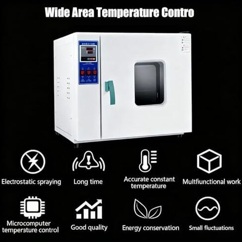Digital Forced Air Convection Drying Oven, 50-300℃, 43L Stainless Steel & Galvanized Inner Liner, Lab Equipment for Accurate Drying & Heating, Ideal for Research & Testing in Saudi Arabia