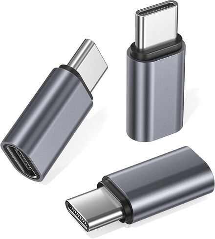 محول تمديد USB من النوع C 3 حزم، محول موسع PD 100 وات 3.1 Gen2 أنثى إلى ذكر، موصل Thunderbolt 3 ممتد متوافق مع حافظة Otterbox المقاومة للحياة، iPhone 15، MacBook Pro، Samsung، Galaxy S23 in Kuwait