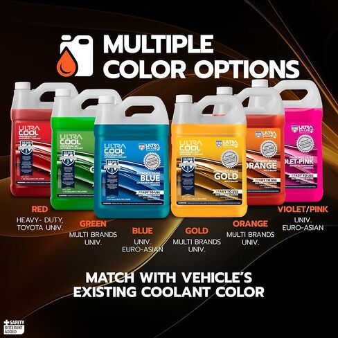 ULTRA 1PLUS UltraCool Universal Antifreeze + Coolant Green PREMIXED 50/50 (1 Gallon - 4 QTS) in Kuwait