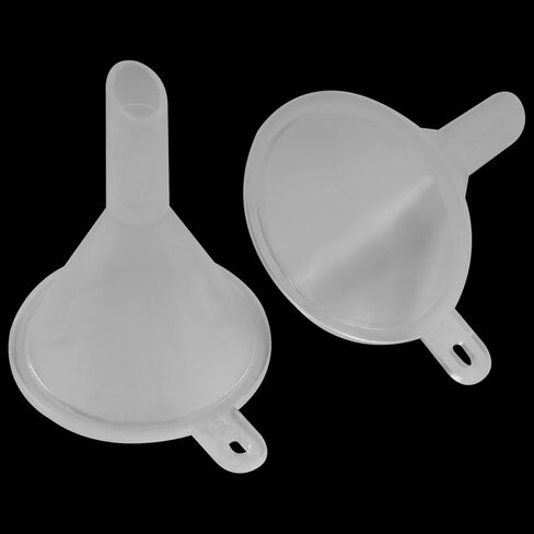 50 Pcs Mini Funnel, Small Clear Plastic Funnels for Lab Bottles, Plastic Small Funnels for Sand Art Spices Recreational Activities in Saudi Arabia