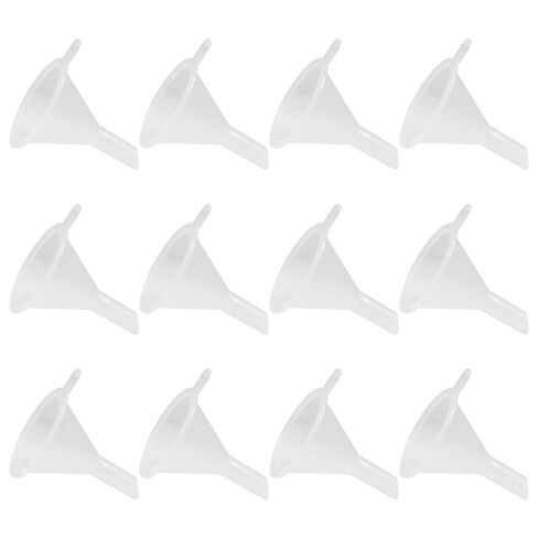 50 Pcs Mini Funnel, Small Clear Plastic Funnels for Lab Bottles, Plastic Small Funnels for Sand Art Spices Recreational Activities in Saudi Arabia