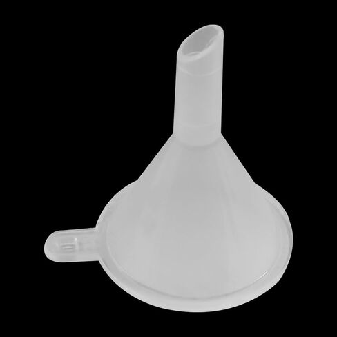 50 Pcs Mini Funnel, Small Clear Plastic Funnels for Lab Bottles, Plastic Small Funnels for Sand Art Spices Recreational Activities in Saudi Arabia