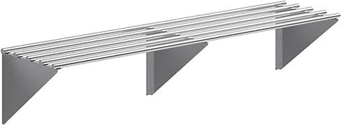 Premium Stainless Steel Tubular Wall Shelf – 72" L x 18" D | NSF Certified | Extra-Large Appliance & Equipment Shelf for Kitchen, Restaurant, Garage, Utility Room in Kuwait