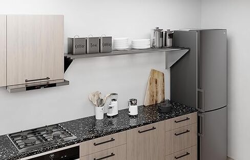 Premium Stainless Steel Tubular Wall Shelf – 72" L x 18" D | NSF Certified | Extra-Large Appliance & Equipment Shelf for Kitchen, Restaurant, Garage, Utility Room in Kuwait