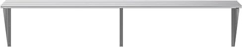 Premium Stainless Steel Tubular Wall Shelf – 72" L x 18" D | NSF Certified | Extra-Large Appliance & Equipment Shelf for Kitchen, Restaurant, Garage, Utility Room in Kuwait
