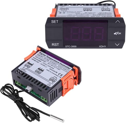 Bewinner Temperature Controller Thermostat with Sensor Thermostat Touch Temperature Modules Greenhouse Cooling House for Farms(110-220V30A) in Saudi Arabia