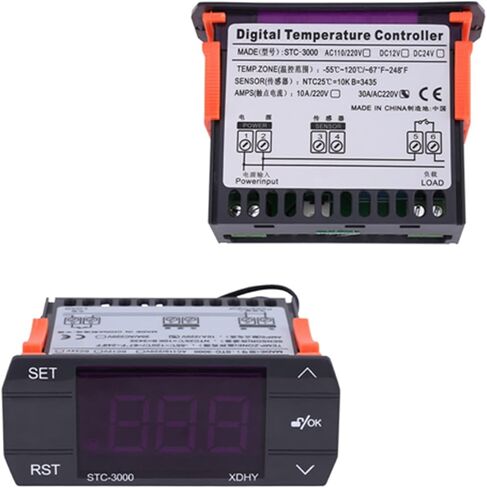 Bewinner Temperature Controller Thermostat with Sensor Thermostat Touch Temperature Modules Greenhouse Cooling House for Farms(110-220V30A) in Saudi Arabia