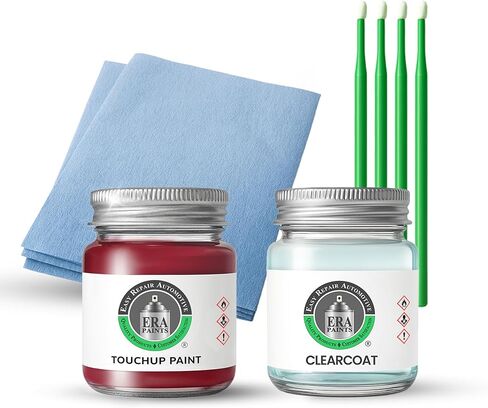 ERA Paints P9R - Boston Red Pearl for HYUNDAI Exact Match Automotive Touch Up Paint Jar - Premium Kit in Saudi Arabia