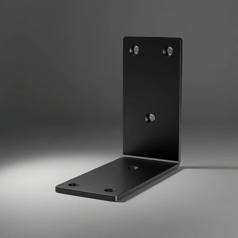 8packs أقواس الزاوية المعدنية ، 90 درجة زاوية ما بعد القوس -4 "× 4" دعامة موصل كبيرة ، أقواس L القوية لأقواس الركبة الزخرفية ، دعم موصل الزاوية لمشاريع ما بعد الخشب DIY in Kuwait