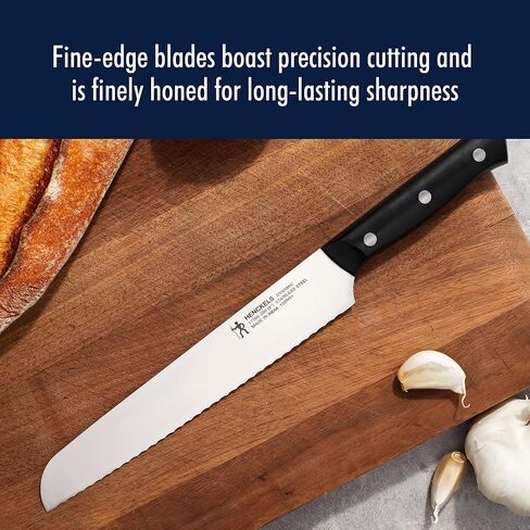 HENCKELS Dynamic Razor-Sharp 5-Piece Kitchen Knife Set, Chef Knife, Bread Knife, German Engineered Informed by 100+ Years of Mastery in Kuwait