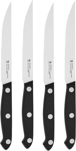 HENCKELS Prime Razor-Sharp Steak Knife Set of 4, German Engineered Informed by 100+ Years of Mastery,Black in Kuwait
