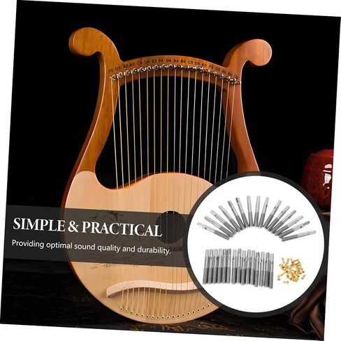 VICASKY 1 Set Harp String Replacement Pegs Durable Tuning Pins for Folk Musical Instruments Easy to Install Essential Accessories for Lyre Harp Players Secure Fastening in Saudi Arabia