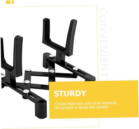 Portable Folding Violin Stand Black Floor Bracket Easy Installation Stable Violin Rack for Professional and Amateur Players in Saudi Arabia