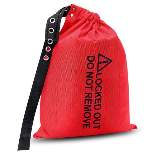 bbto 1 جهاز كمبيوتر شخصى 18 × 13 بوصة حقيبة tagout قفل المكونات المتضخم، حقيبة tagout قفل السلامة مع غطاء التحكم في الرافعة للقابس الكهربائي المتضخم والتحكم في الرافعة، أحمر in Saudi Arabia