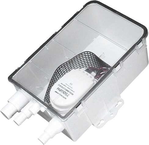 نظام مضخة حوض الاستحمام البحري 750GPH مع مفتاح مدمج للقارب RV Bilge - مادة ABS - مضخة حوض الاستحمام 12 فولت 3.0 أمبير للحياة البحرية in Saudi Arabia
