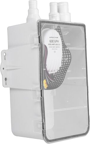 مجموعة مضخة حوض الاستحمام Haofy Marine 24V 600GPH صندوق تصريف الدش مع منافذ مدخل متعددة نظام صرف تلقائي للقوارب RVs واليخوت والتخييم in Saudi Arabia