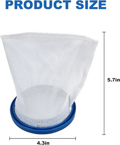 X-treme Multilayer Filter Bag for Pool Blaster Max, Catfish Ultra, iVac 250, iVAC C2, Volt FX-4 and Jacuzzi JPV200 Handheld Pool Vacuums, P30X022XF / PBW022XF(4 Pack) in Kuwait