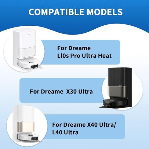 فلتر HEPA لـ Dreame X40 Ultra/L10s Pro Ultra Heat/X30 Ultra/ L10s Ultra Gen 2/ L40 Ultra Robot Vacuum Cleaner Accessories، 6 عبوات in Kuwait