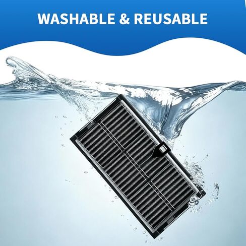 فلتر HEPA لـ Dreame X40 Ultra/L10s Pro Ultra Heat/X30 Ultra/ L10s Ultra Gen 2/ L40 Ultra Robot Vacuum Cleaner Accessories، 6 عبوات in Kuwait