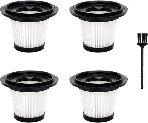 4 عبوات من الفلاتر البديلة المتوافقة مع مكنسة السيارة المحمولة BSRCO ATJ-2166، فلاتر HEPA القابلة للغسل تعمل مع مكنسة السيارة المحمولة H126 وATJ in Kuwait