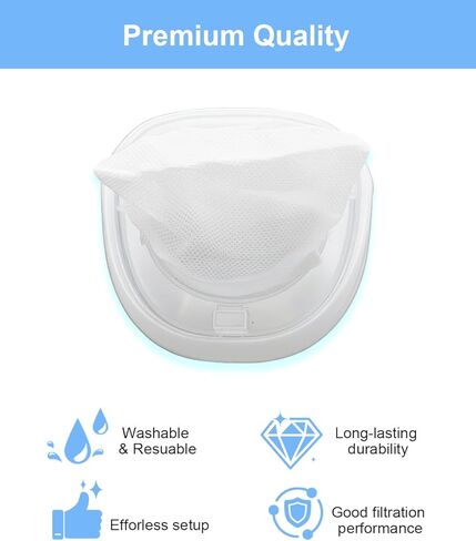 HNVCF10 Replacement Filters, Compatible with Black & Decker Dustbuster Hand Vacuums HNVC215B10, HNV215B12, HNVC220B, HNVC215BW52, HNVC115J06, HNVC115B22, HNVC220BCZ01 Filter, 3 PACK in Saudi Arabia