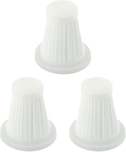 Washable HEPA Replacement Filters For Handheld Car & Cordless Desk Vacuum Cleaners - Car Vacuum Cleaner Replacement Filters, Dust Filter(3pcs) in Saudi Arabia