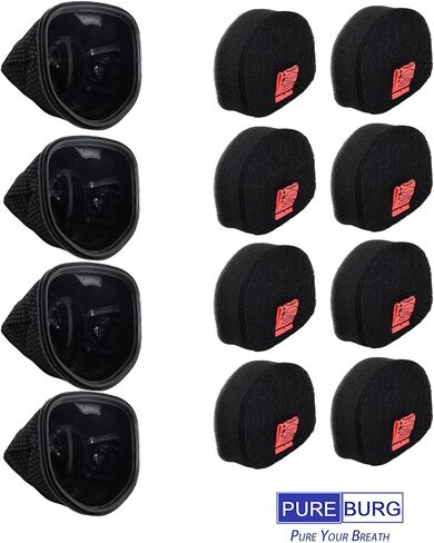 PUREBURG XFTRCH900 Replacement Dust Cup Filter Set Compatible Shark CH951 CH951C CH950 CH901 CH900WM UltraCyclone Pro & Pet Pro+ Cordless Handheld Vacuums, Part XFTRCH900, 4-Pack with 8 replacement in Saudi Arabia