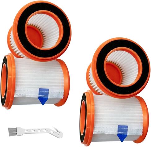 4 Pack HEPA Filters Compatible with Voweek VW-VC08 Cordless Vacuum, Washable Vacuum Filter Replacement for MOOSOO XL618 Pro Series in Kuwait