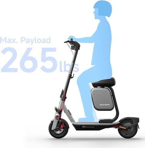 طقم مقاعد Segway eKickScooter العالمي متعدد الوظائف، متوافق مع E3، E3 Pro، F3، F3 Pro، ZT3 Pro، وسادة سميكة للغاية، تخزين 10 لتر in Kuwait
