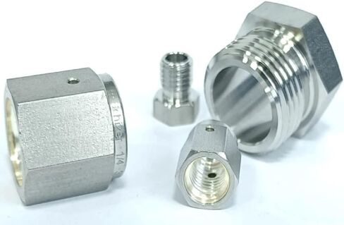 1/8 "1/4" 1/2 "3/4" 1 "بوصة VCR نهاية أنثى غطاء ذكر SUS 316L تركيب أنابيب الفولاذ المقاوم للصدأ (ذكر ، 1l2 بوصة VCR) in Kuwait