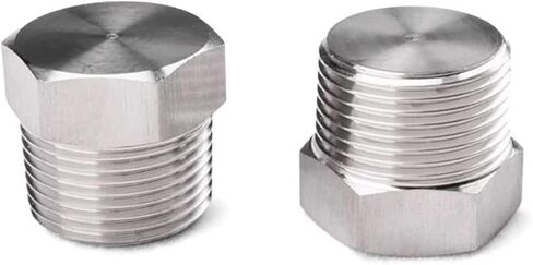 1 قطعة 1/8 "1/4" 3/8 "1/2" 3/4 "1" M12 M14 M16 M18 M20 BSPT NPT متري ذكر 304 316 سداسية من الفولاذ المقاوم للصدأ غطاء نهاية وصلة أنابيب (NPT1I2) in Kuwait