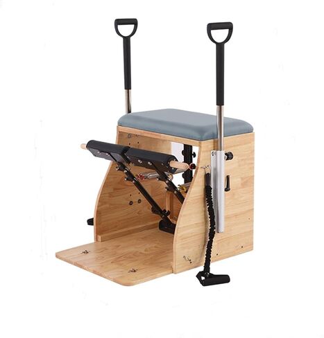 Professional Pilates Split Pedal Stability Chair with Handles Versatile Pilates Combo Chair for Home & Studio, Reformer Machine for Total Body Workout in Saudi Arabia