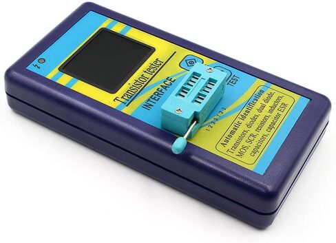 M328 Transistor Tester with Color Display Capacitance Inductance Resistance ESR Meter Portable for Electronics Repair Educational Experiments Laboratory Bench Testing(Colored Shell) in Kuwait