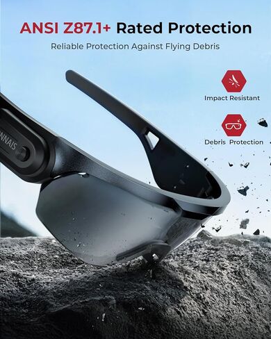 ONNAIS Safety Glasses Gunmetal Gray & Trigger Lock in Kuwait