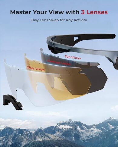 ONNAIS Safety Glasses Gunmetal Gray & Trigger Lock in Kuwait