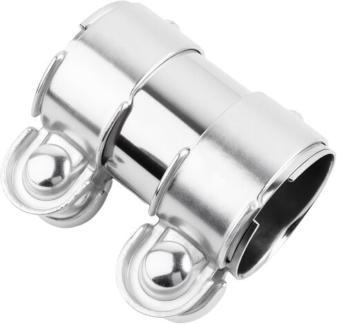 2.5" to 3" Muffler Exhaust Clamp,Heavy Duty 2.5 to 3 inch Exhaust Adapter with Sealing Clamps,Universal Muffler Clamp for 2.5 inch to 3 inch Exhaust Pipe Car Accessories in Kuwait
