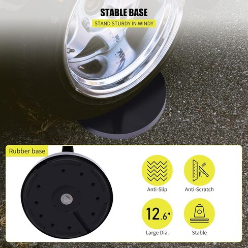 دعامة التحكم في الحشود، مجموعة مكونة من 6 قطع، مع حزام أحمر قابل للسحب بطول 6.6 قدم/2 متر، وحاجز للتحكم في الحشود من الفولاذ الأسود مع قاعدة مطاطية - مجموعة توصيل سهلة in Kuwait