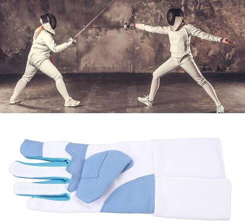 Changor Fencing Glove Right Hand, Anti Slip Knitted Training Glove for Saber Foil Epee, Comfortable Fit Protective Fencing Equipment (S size) in Kuwait