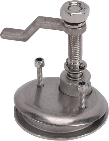 Boat Cam Latch, Marine Grade 316 Stainless Steel Adjustable Compression Latch with Red Dot Indicator for Boat Yacht RV Cabin Door, 2.05in Hole Diameter, 2.625in Tongue Outer in Kuwait