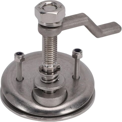 Boat Cam Latch, Marine Grade 316 Stainless Steel Adjustable Compression Latch with Red Dot Indicator for Boat Yacht RV Cabin Door, 2.05in Hole Diameter, 2.625in Tongue Outer in Kuwait