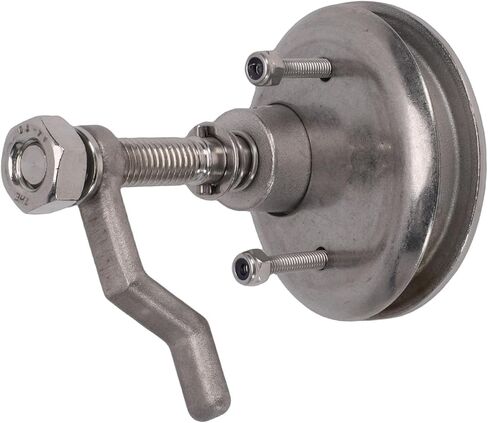 Boat Cam Latch, Marine Grade 316 Stainless Steel Adjustable Compression Latch with Red Dot Indicator for Boat Yacht RV Cabin Door, 2.05in Hole Diameter, 2.625in Tongue Outer in Kuwait