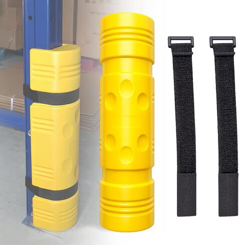 Warehouse Column Protector - Depot Shelves Forklift Crash Pads, Bollard Guard Cover for 4" Square Columns, High-Density Polyethylene, 1 Pcs in Kuwait