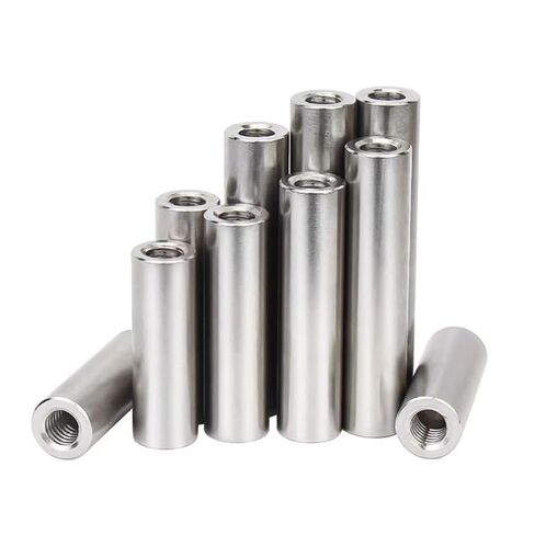 10 قطع M2 صواميل موصل مستديرة، 304 صامولة توصيل من الفولاذ المقاوم للصدأ لمثبتات البناء الصناعي، M2x5x8mm in Kuwait